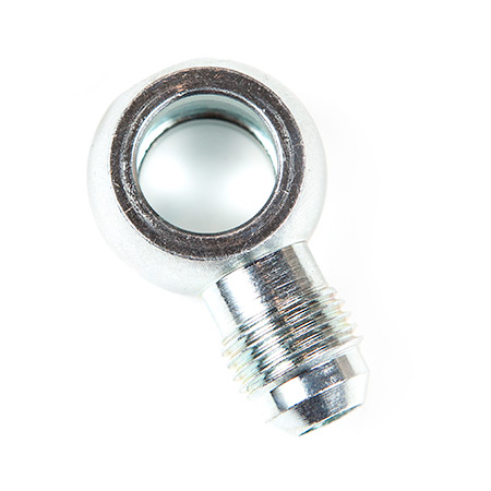 STEEL Banjo Fitting 14mm Hole - 6 AN male flare